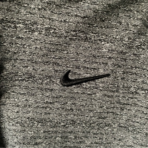 Nike Men's Heathered Black Gray Polo Shirt M - Picture 4 of 6